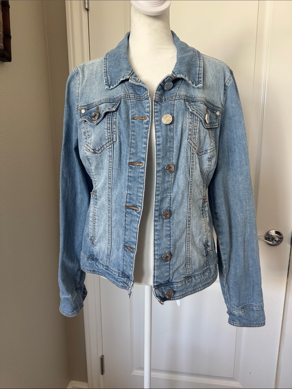 Light Blue Denim Jacket - Women